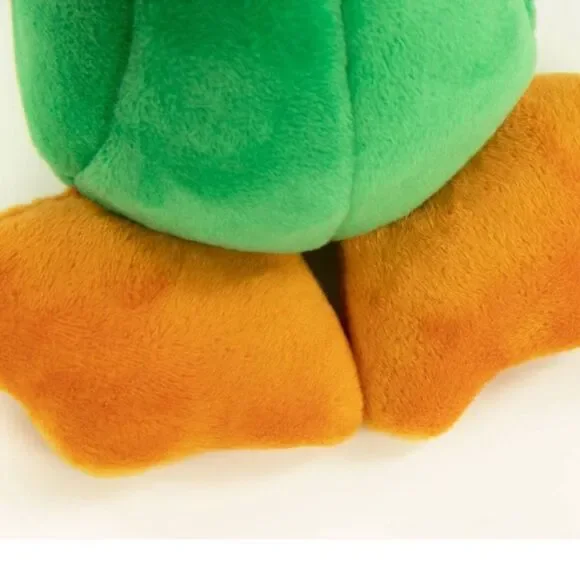 TrustyPup Green Plush Long Neck Duck Dog Toy - Picture 4 of 16